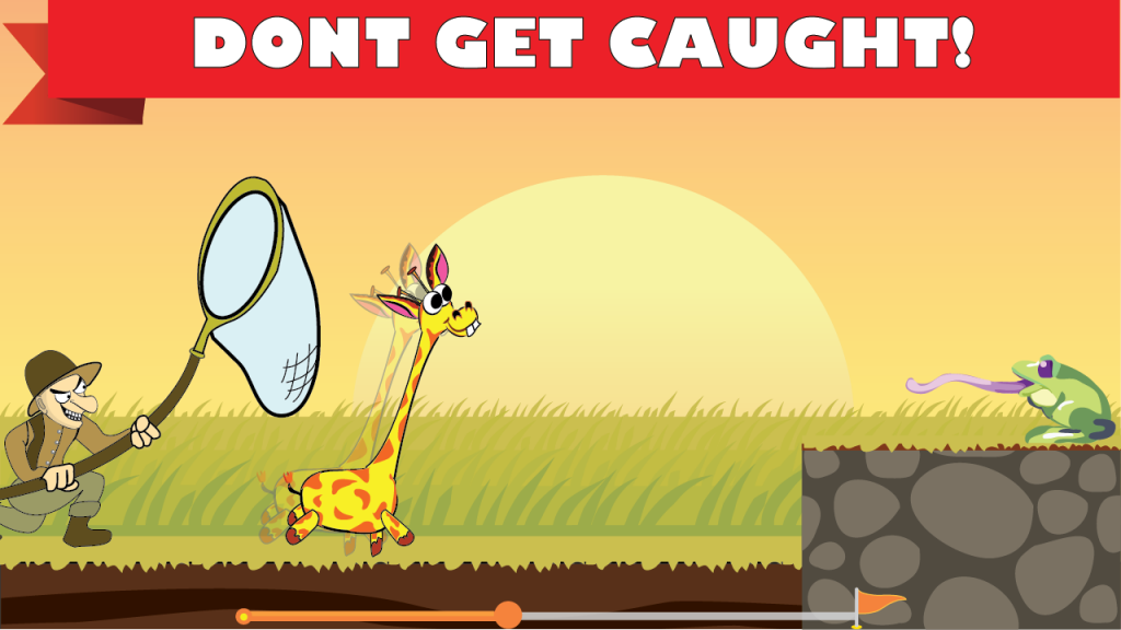 leaping over frog and ravines