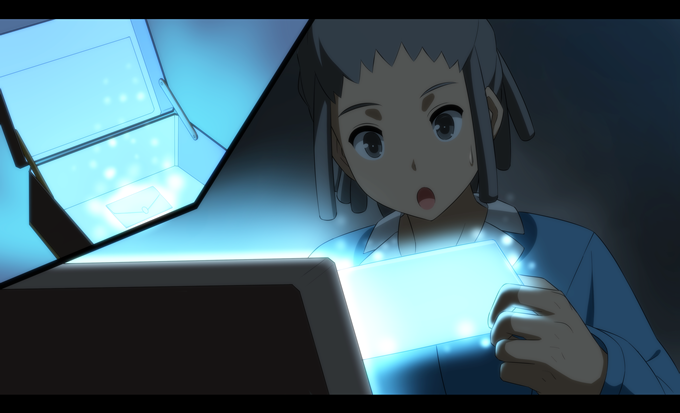 Jonathan finds glowing origamin paper