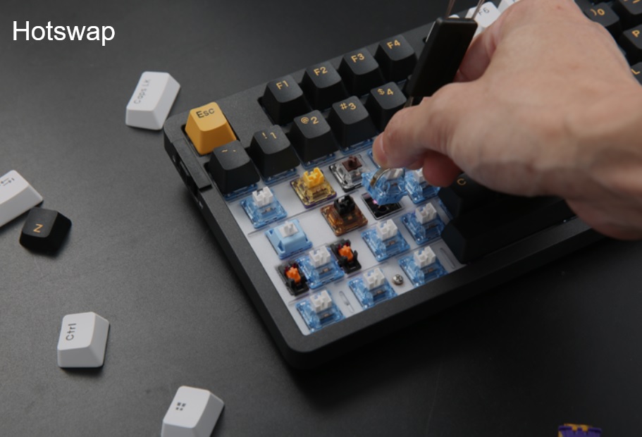 hot-swappable keyboard